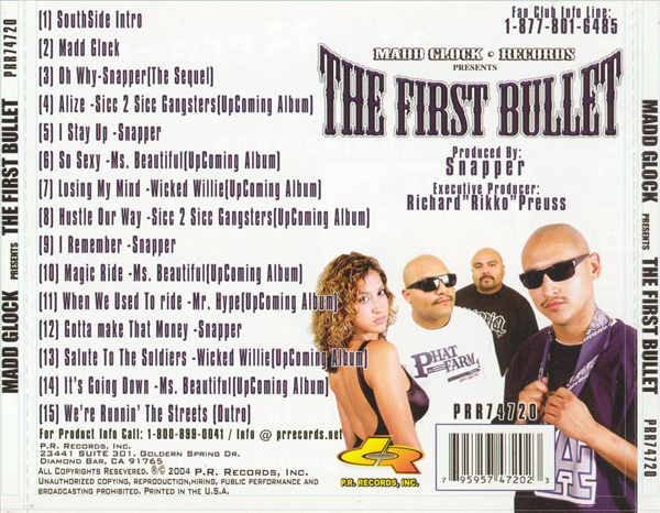 Madd Glock Records Presents... The First Bullet Chicano Rap